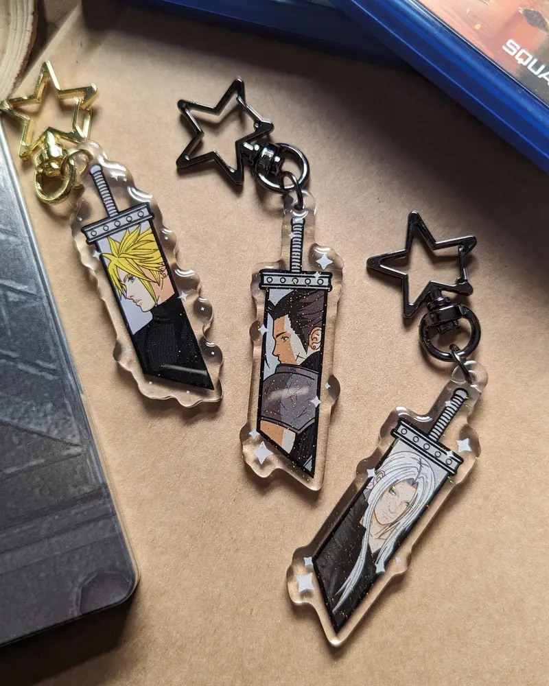 Keychain - FF7 Sword