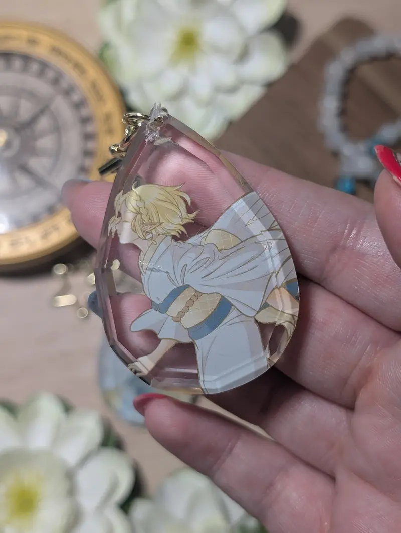 Keychain - Link & Zelda Old heroes