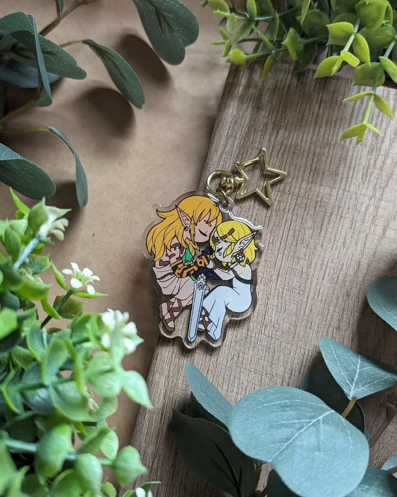 Keychain - Link & Zelda
