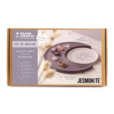 Kit de Moulage Jesmonite - Lune et soleil