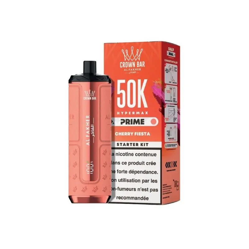 Kit Hyper Max Prime 50000 6mg Al Fakher