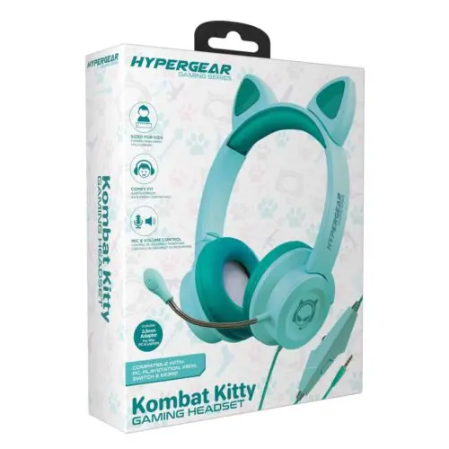 Kombat Kitty Gaming Headset for Kids