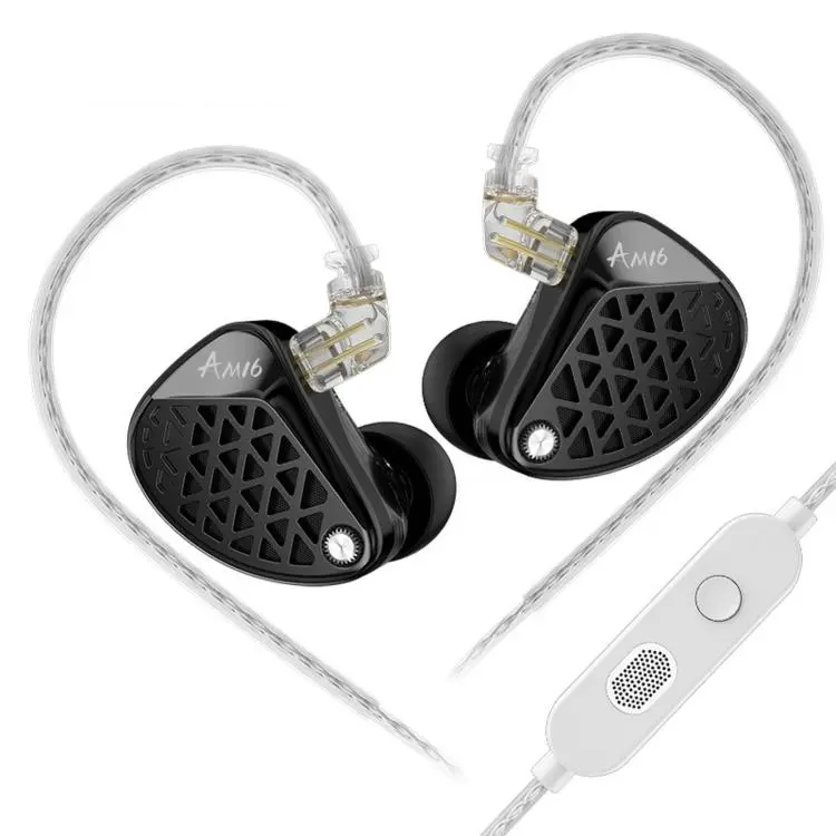 KZ-AM16 Dedicated Low-Frequency Drivers Music Gaming Hi-Fi 1.2m Wired Earphones, Spec