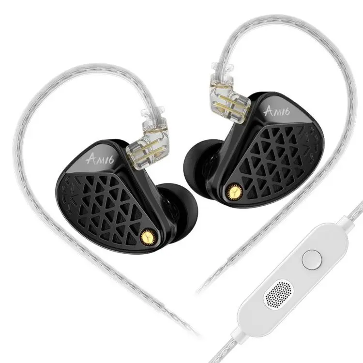KZ-AM16 Dedicated Low-Frequency Drivers Music Gaming Hi-Fi 1.2m Wired Earphones, Spec