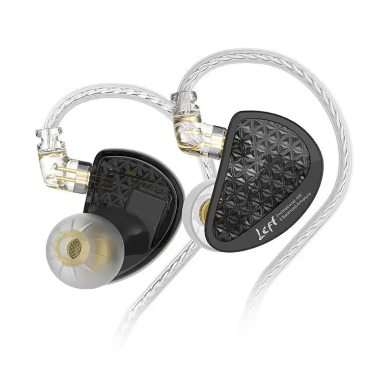 KZ-AS16 PRO 8-Driver Pure Balanced Armature In-Ear 1.2m Wired Earphones, Color