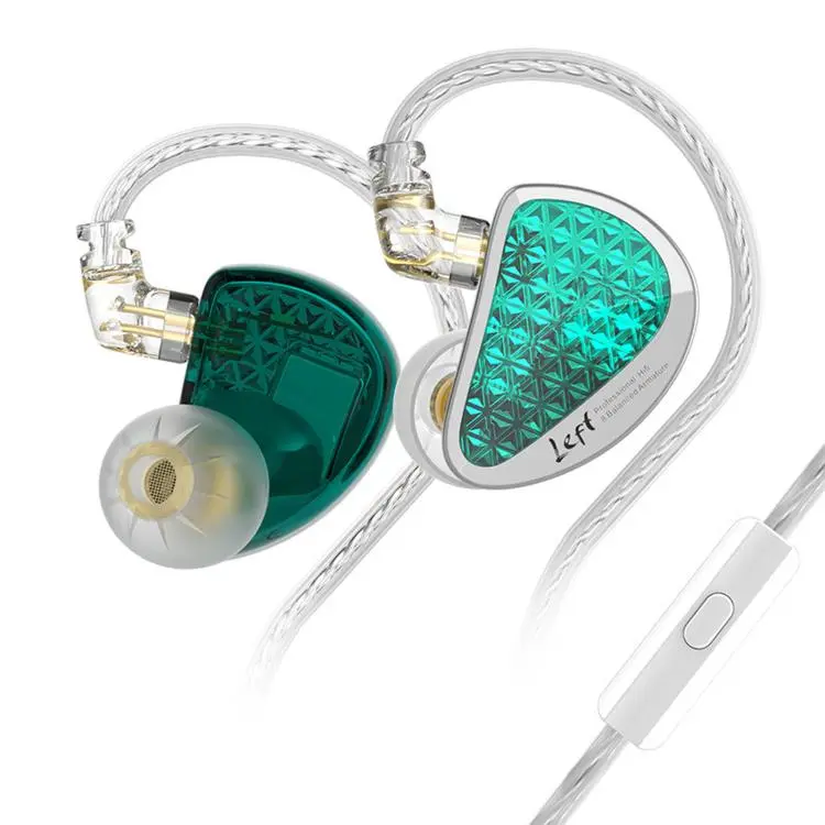 KZ-AS16 PRO 8-Driver Pure Balanced Armature In-Ear 1.2m Wired Earphones, Color
