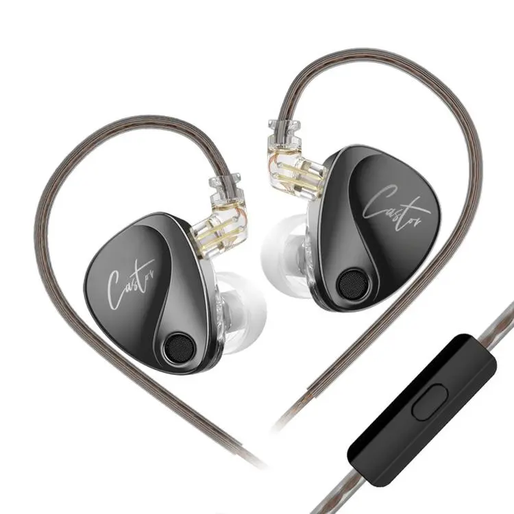 KZ-Castor Adjustable Dual-Driver In-Ear 1.2m Wired Earphones, Spec