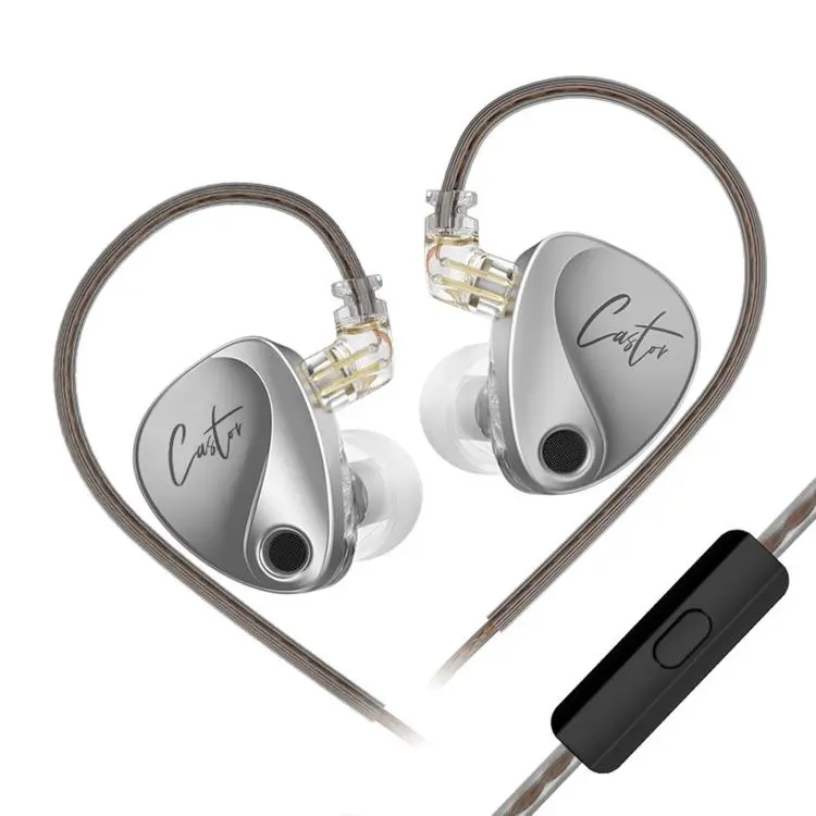 KZ-Castor Adjustable Dual-Driver In-Ear 1.2m Wired Earphones, Spec