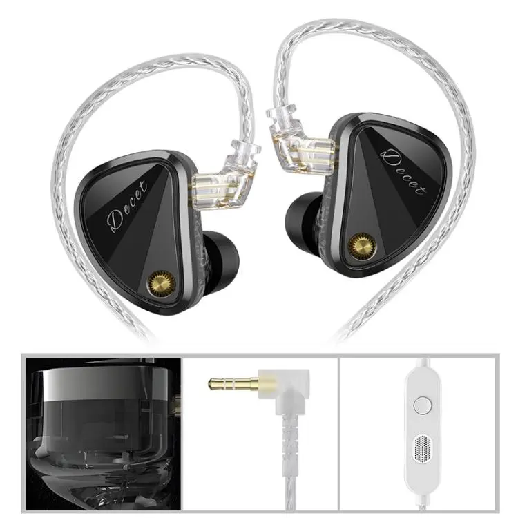 KZ Decet 3.5mm Array-style 10-Driver Dynamic 1.2m Wired Earphone, Spec
