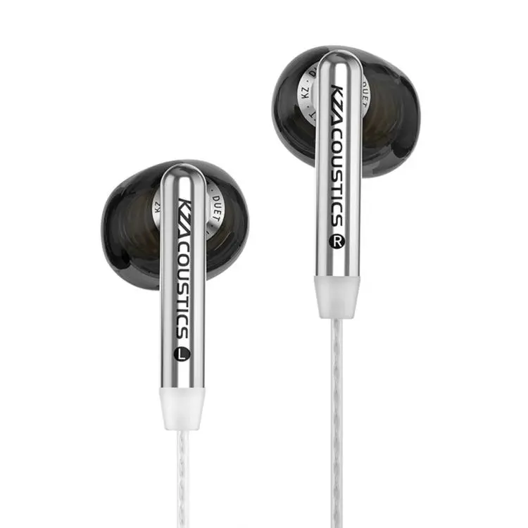 KZ-Duet Quad-core Dual Dynamic Driver 1.2m Wired Earphones, Color