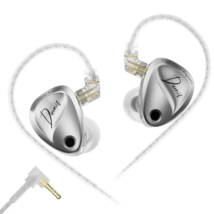 KZ Duonic Dual Power Triple Magnet Planar Magnetic 1.2m Wired HiFi Earphone, Color