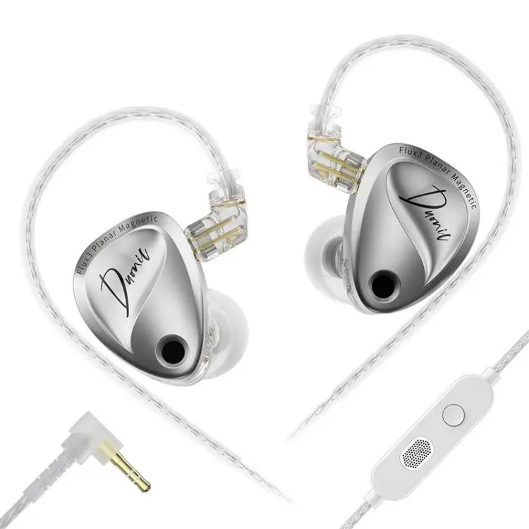 KZ Duonic Dual Power Triple Magnet Planar Magnetic 1.2m Wired HiFi Earphone, Color