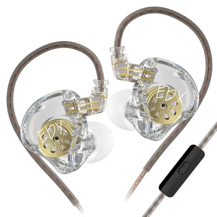 KZ-EDX Lite Internal-Magnet Dynamic Driver 1.2m Wired Earphones Deep Bass Detachable Cable Music Gaming Earbuds, Color