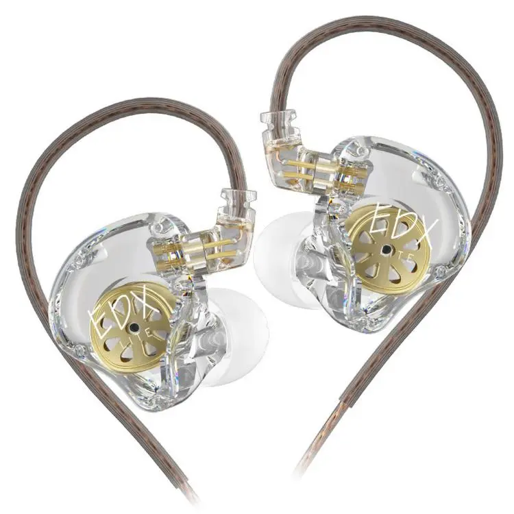 KZ-EDX Lite Internal-Magnet Dynamic Driver 1.2m Wired Earphones Deep Bass Detachable Cable Music Gaming Earbuds, Color