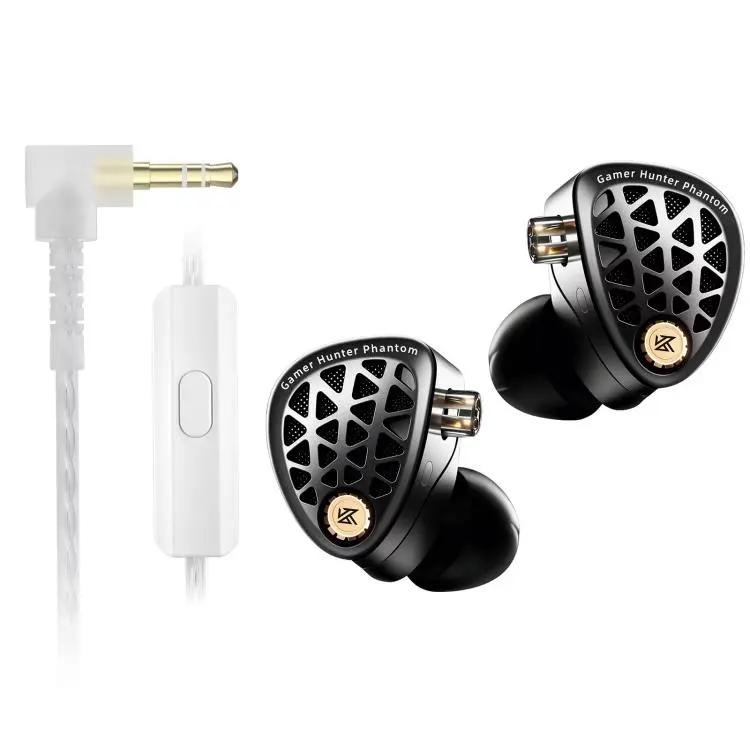 KZ Phantom Hi-Fi-grade Audio Gaming 1.2m Wired Earphones, Spec
