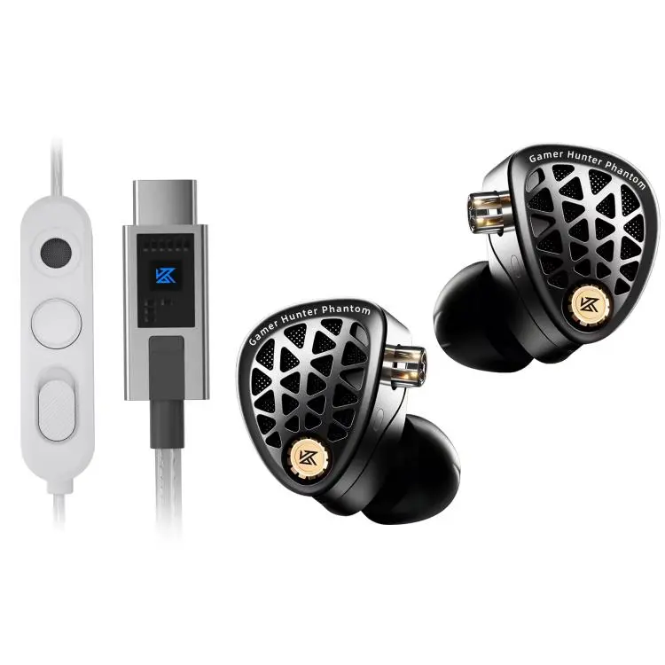 KZ Phantom Hi-Fi-grade Audio Gaming 1.2m Wired Earphones, Spec