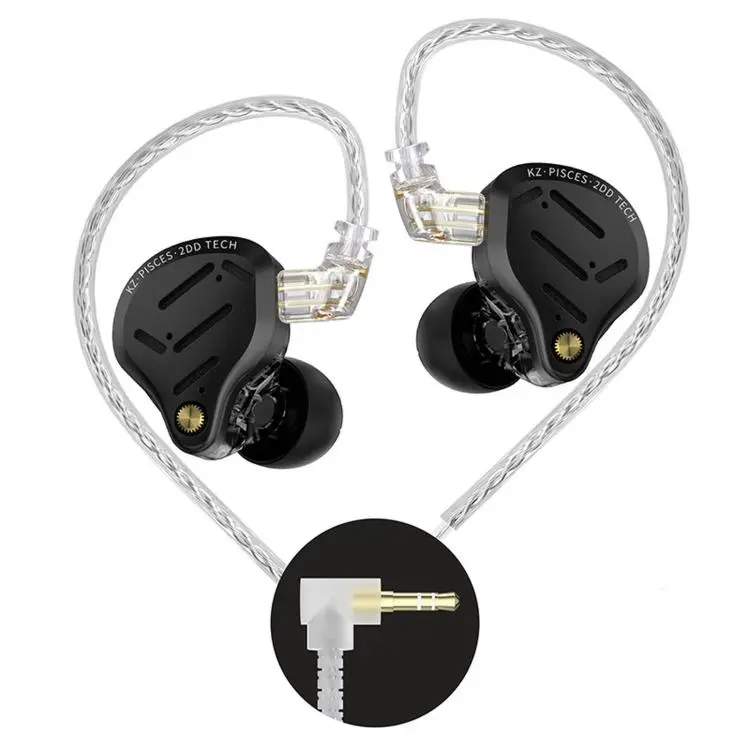 KZ Pisces Dual-driver Dynamic HiFi 1.2m Wired Earphones, Spec