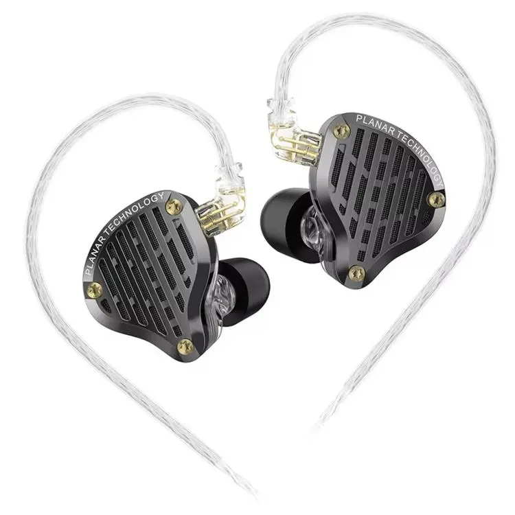 KZ-PR3 Planar Diaphragm In-Ear 1.2m Wired Earphones Hi-Fi Monitoring Stage Replaceable Cable Planar Speaker Earbuds, Color