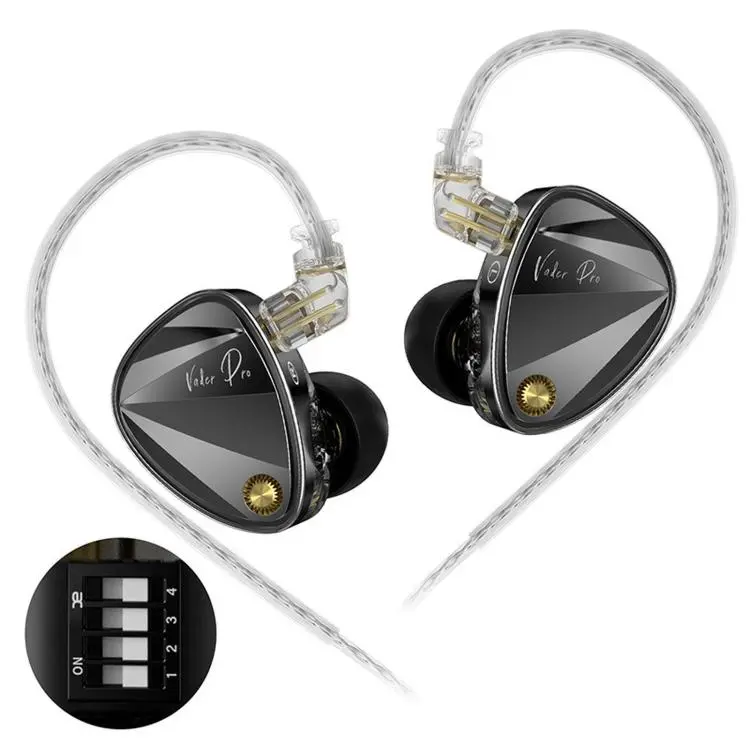 KZ Vader Pro Hifi Bass 6-Driver Dynamic Music In Ear 1.2m Wired Earphones, Spec