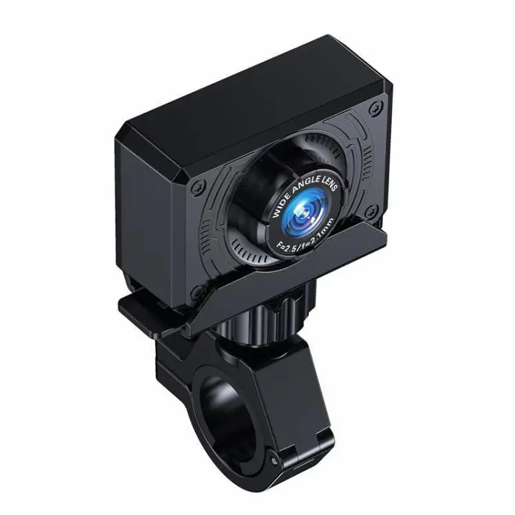 L3 2K Waterproof Motorcycle Dash Cam with Mount(Black)
