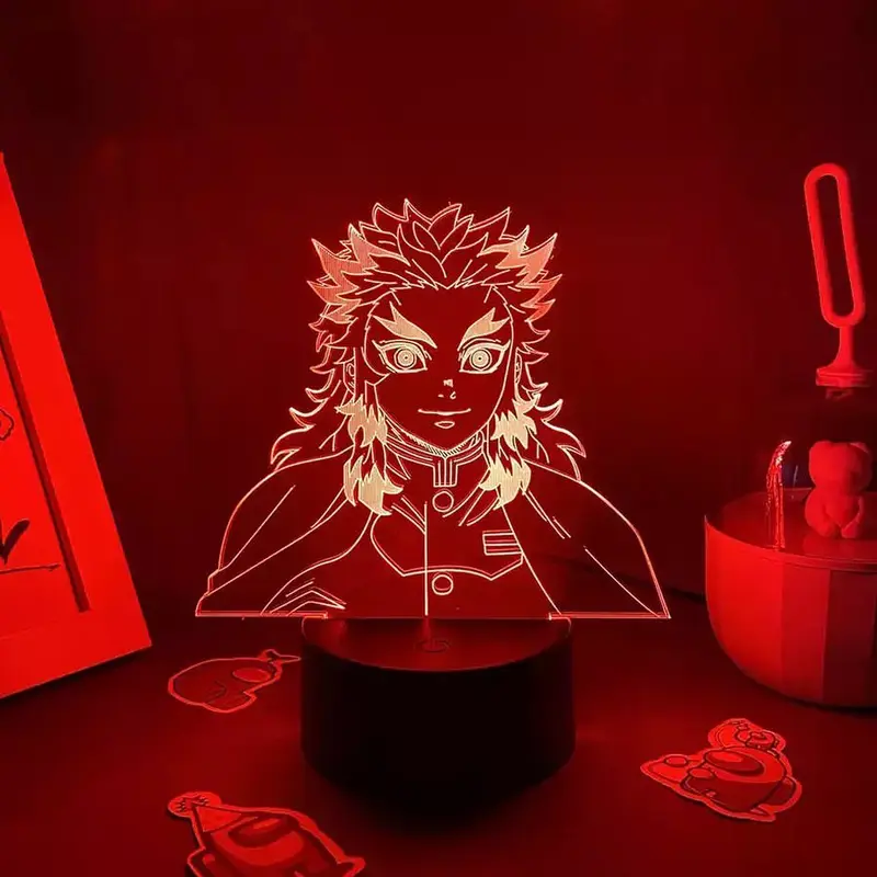 Lampe 3D Kyojuro Rengoku - Demon Slayer
