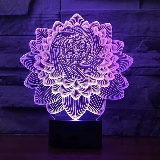 Lampe Fleur de Lotus
