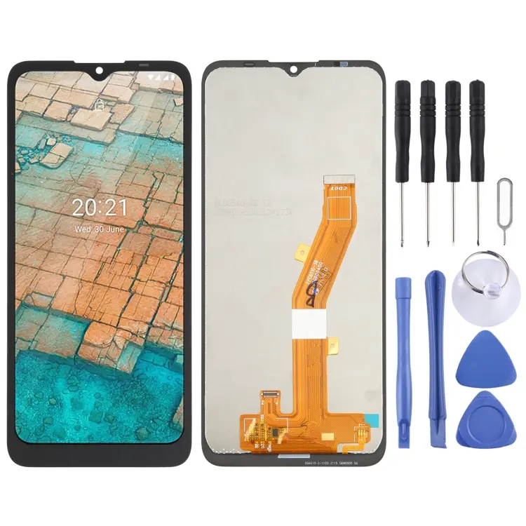 LCD Screen and Digitizer Full Assembly For Nokia C20(Black)