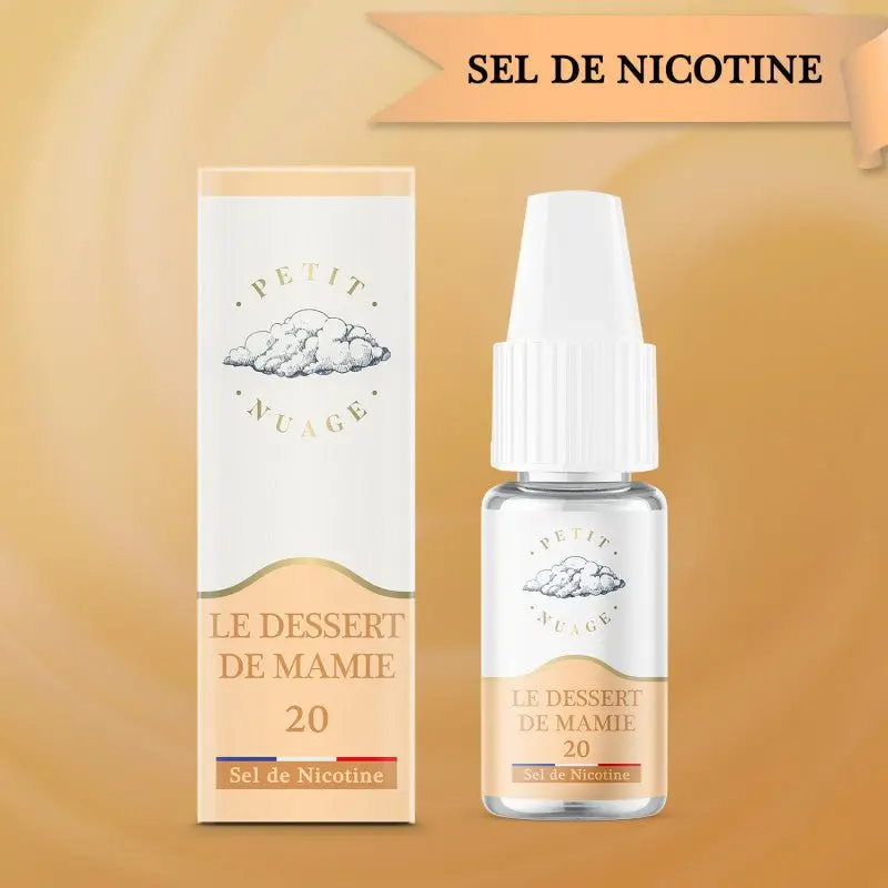 Le Dessert De Mamie 10 ml Sels de Nicotine - Petit Nuage
