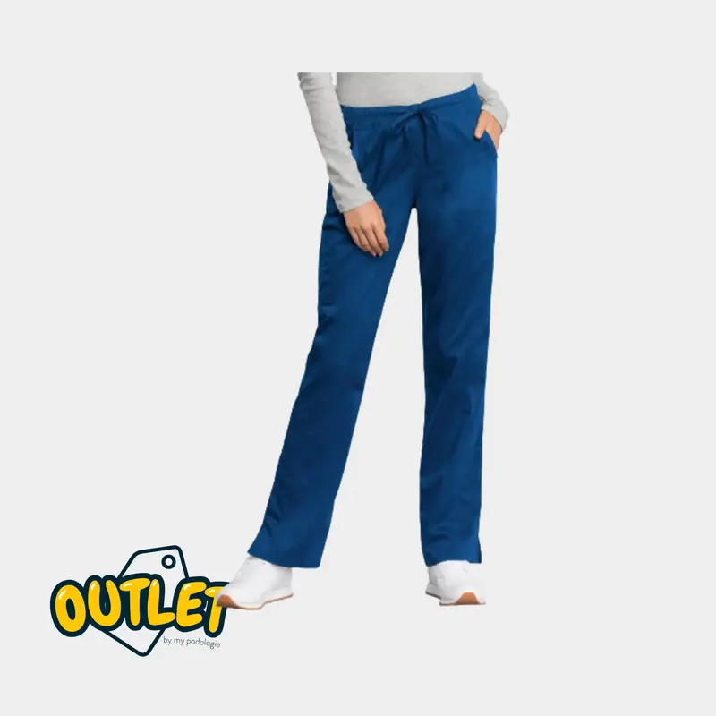 Le Mans - Pantalon droit taille moyenne avec cordon de serrage - Femme - Cherokee - Fin de série