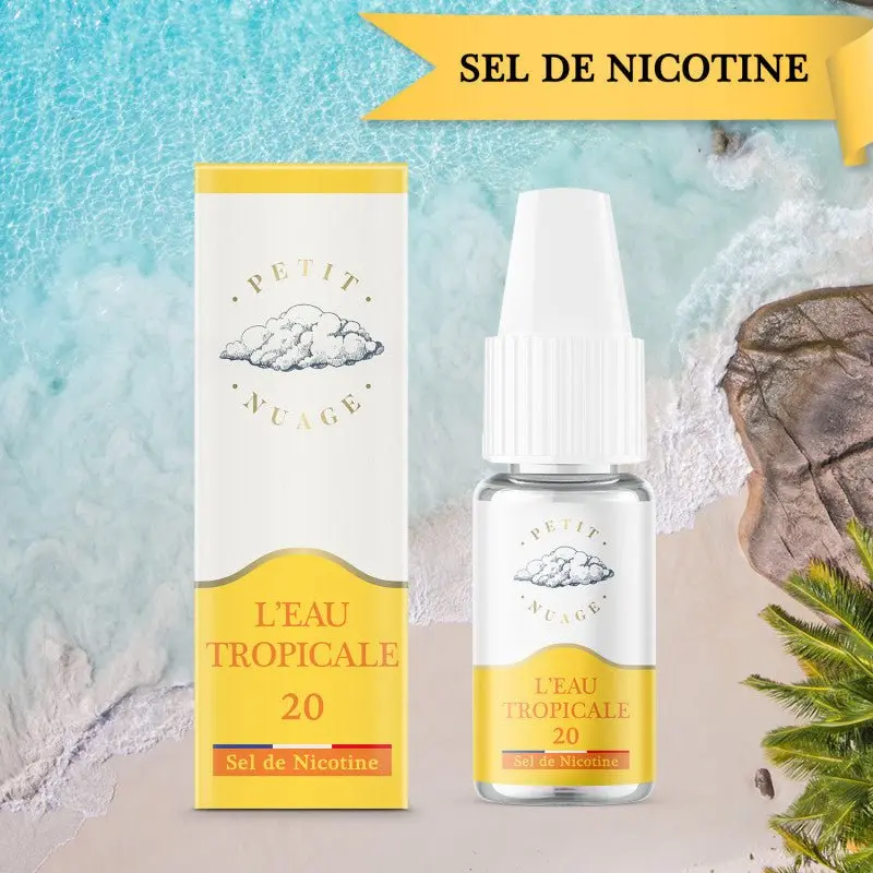L'Eau Tropicale 10 ml Sels de Nicotine - Petit Nuage