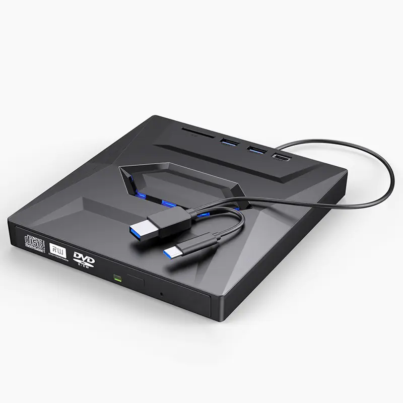 Lecteur CD/DVD externe portable pour ordinateur portable et PC