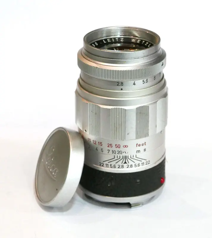 Leitz Elmarit 2,8/90 chromé