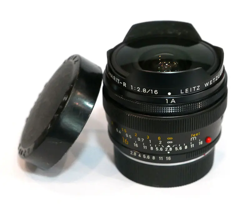 Leitz-Elmarit-R-2,8/16mm fish-eye 3 cames