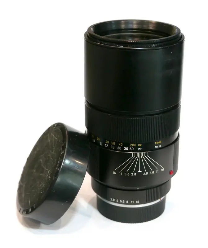 Leitz Elmarit-R 2,8/180 3 cames + filtre Serie VIII