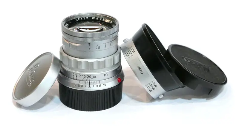 Leitz Summicron 2/50 Rigid + parasoleil