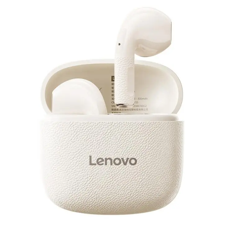 Lenovo EA166 TWS ENC Noise Reduction Semi-in-ear Wireless Bluetooth Earphone(Beige)