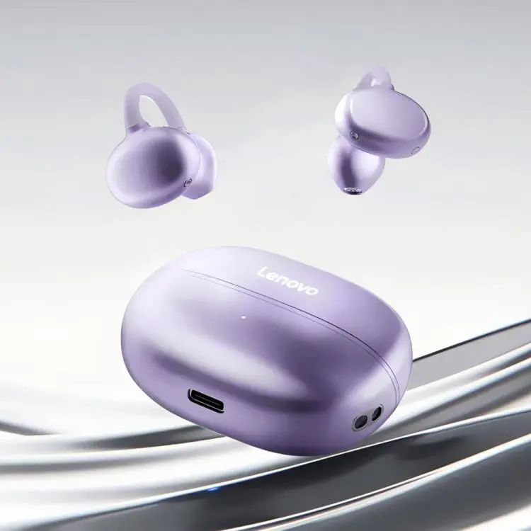 Lenovo EA419 Open Ear Clip-On True Wireless Bluetooth Earphone(Purple)