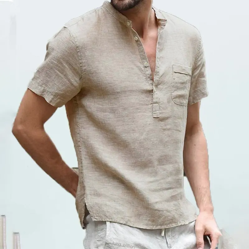 LEO - Chemise en lin respirant pour homme