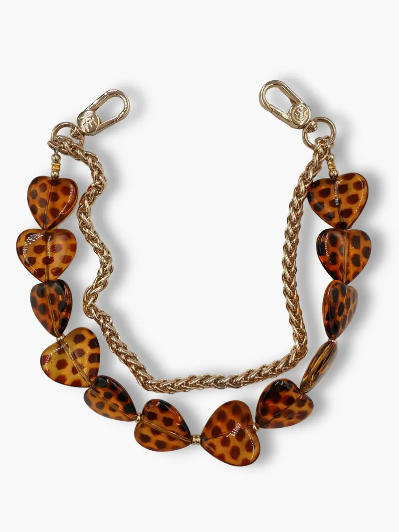 Leo Heart Phone Strap