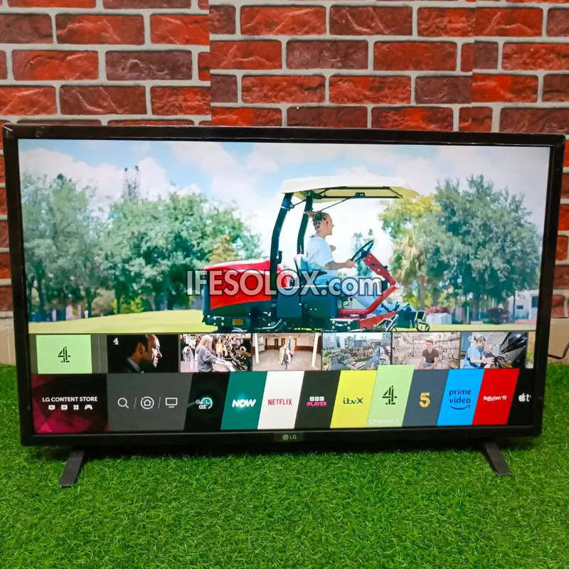 LG 32 Inch 32LM637BPLA ThinQ AI webOS Smart Satellite HDR TV (Bluetooth, WiFi, Miracast) - Foreign Used