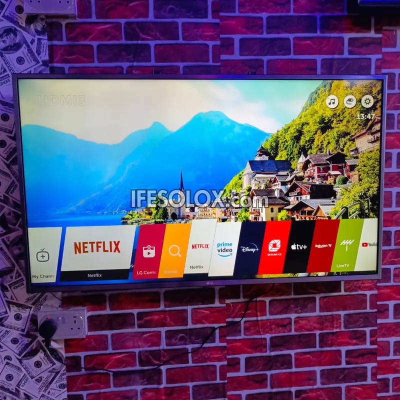 LG 49 Inch 49UH65 webOS 3.0 Smart 4K UHD IPS LED TV with Built-in WiFi, Screen Mirroring - Foreign Used