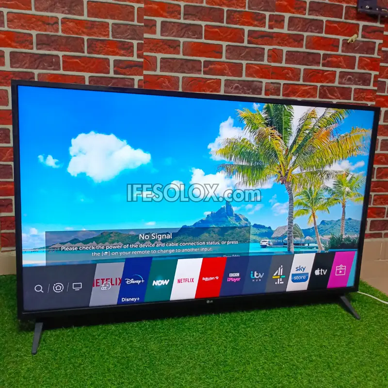 LG 50 Inch 50UM7450 series Thinq AI webOS Smart 4K UHD Active HDR TV with Bluetooth, Miracast, AirPlay 2 - UK Used