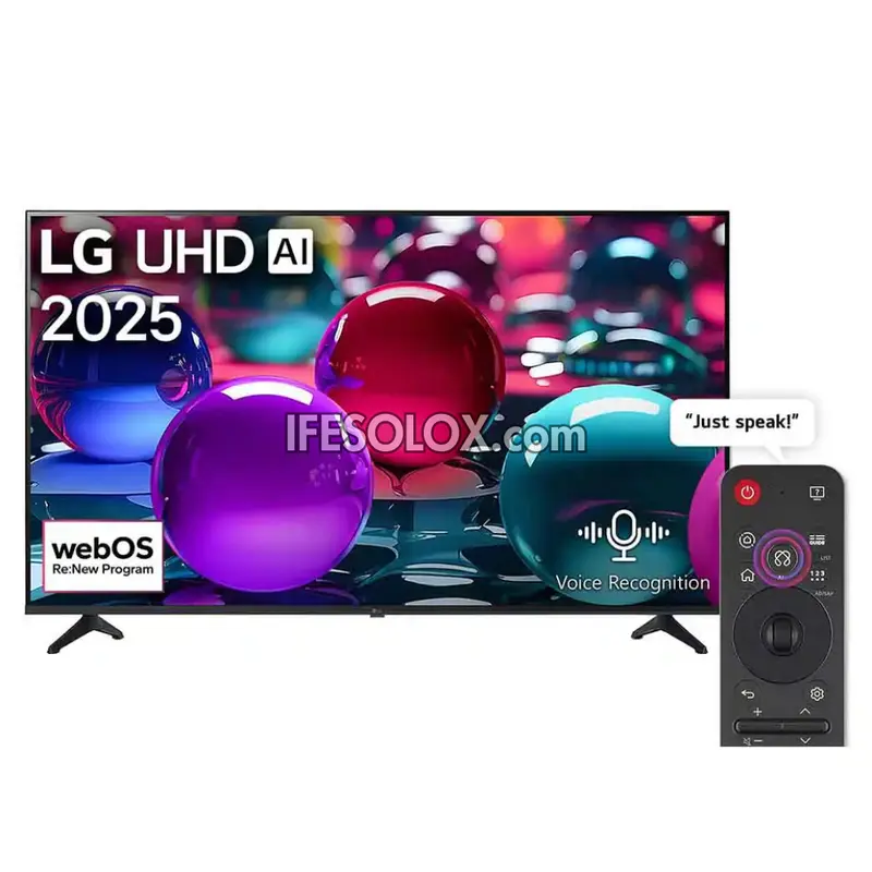 LG 50 inch UA73 Series AI Thinq webOS Smart with Active HDR 4K UHD LED TV + 2 Years Warranty - Brand New