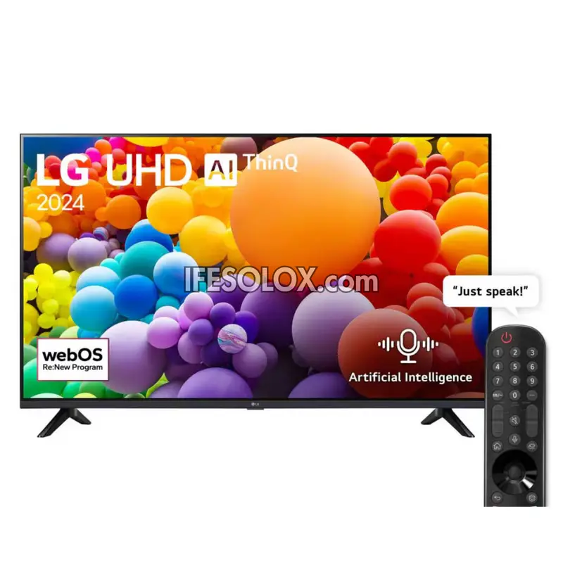 LG 55 inch UT73 Series AI ThinQ webOS Smart with Active HDR 4K UHD LED TV + 2 Years Warranty - Brand New