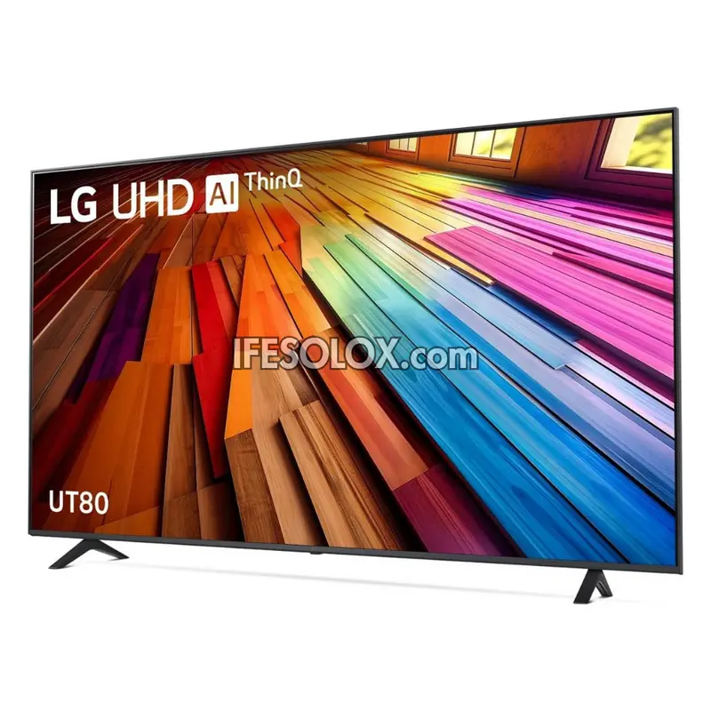 LG 70 Inch UT80 Series AI Thinq 4K UHD webOS24 Smart 2024 Frameless TV with 2 Years Warranty - Brand New