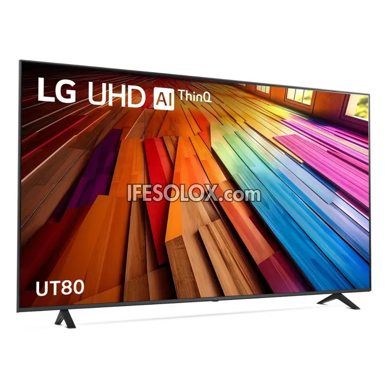 LG 75 Inch UT80 Series AI Thinq 4K UHD webOS24 Smart 2024 Frameless TV with 2 Years Warranty - Brand New