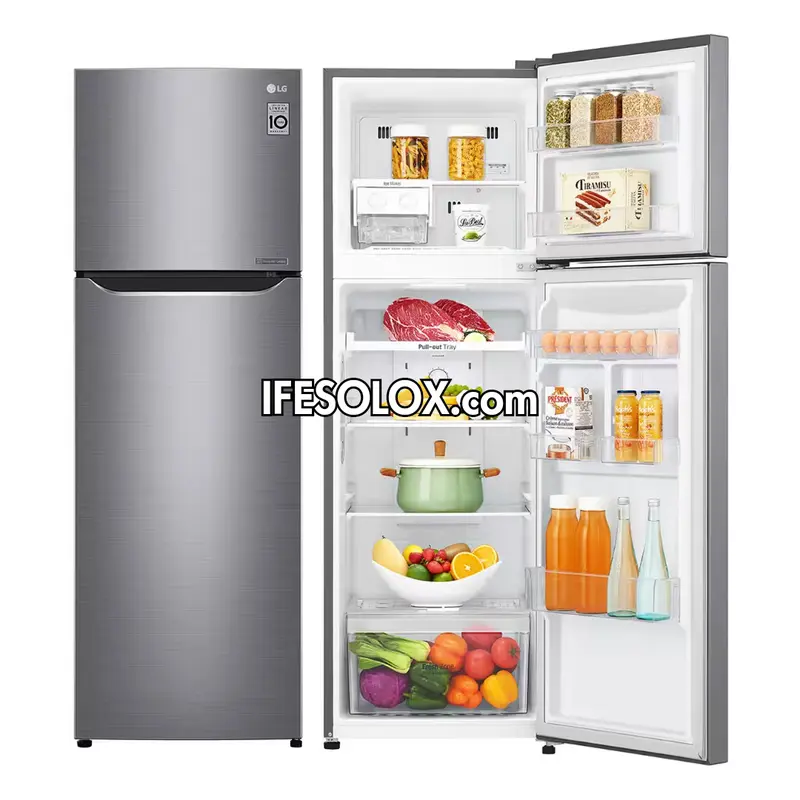 LG GN-G272SLCB 279L Smart Inverter Top-Freezer Double Door Refrigerator + 2 Years Warranty - Brand New
