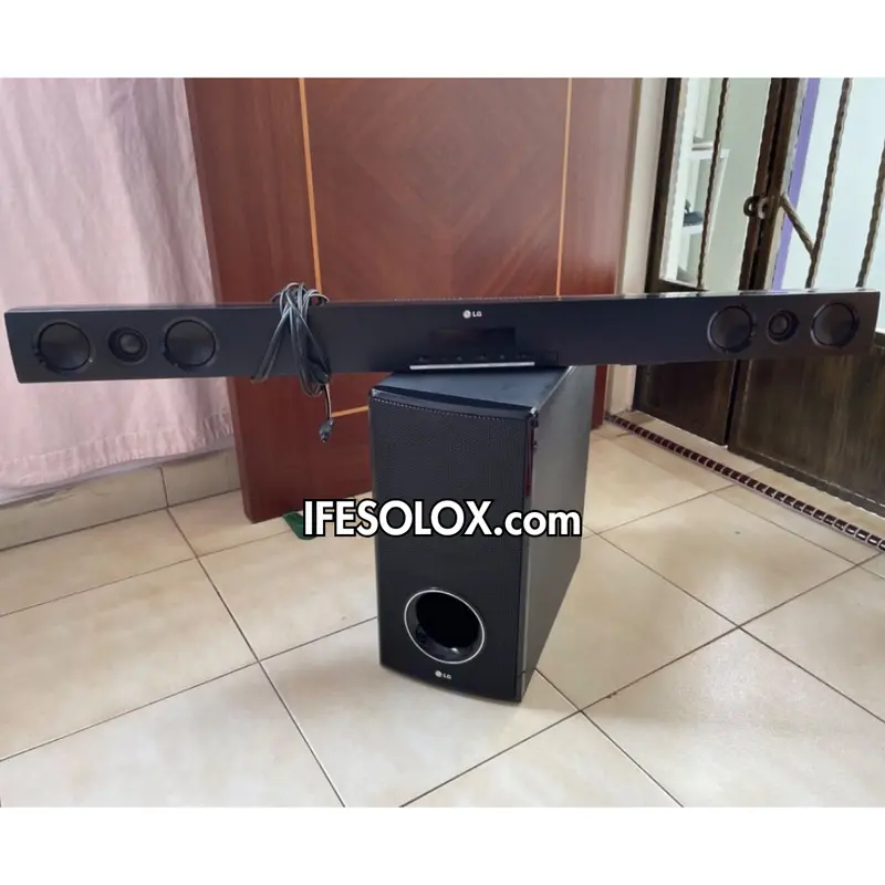 LG HLS36W 2.1Ch 280W High Resolution Bluetooth Sound Bar with Wireless Subwoofer - Foreign Used