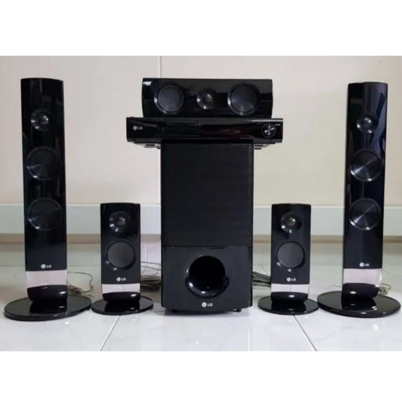 LG HT806PM 5.1Ch 850W DVD Home Cinema System (USB, FM, Aux, Optical, HDMI Out) - Foreign Used
