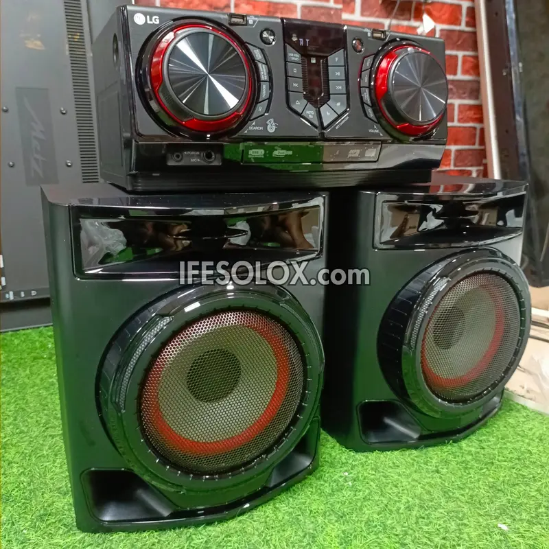 LG XBOOM CJ44 480W Bluetooth HiFi Karaoke + Auto DJ Home Theater - Brand New